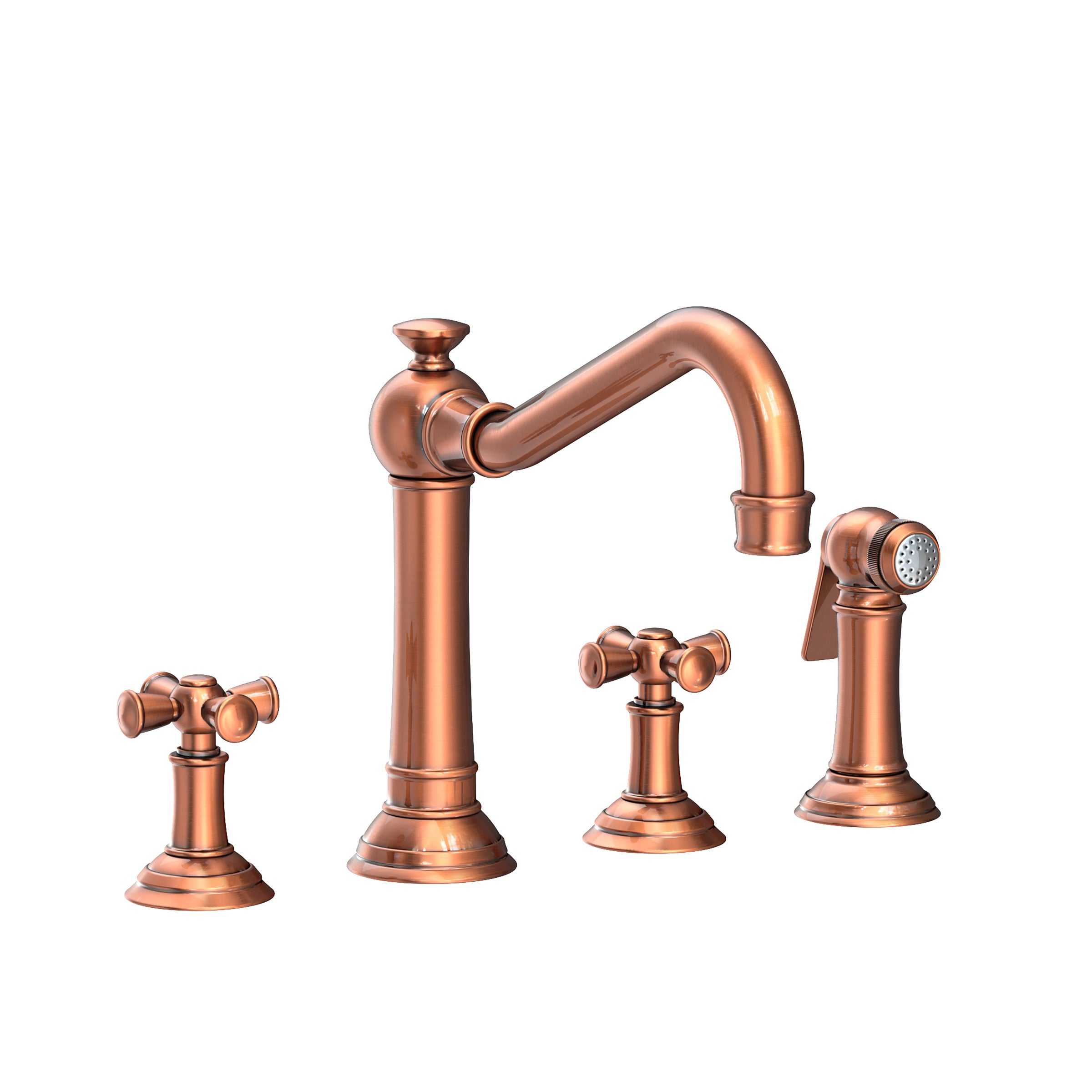 Newport Brass Jacobean Kitchen Faucet with Side Spray