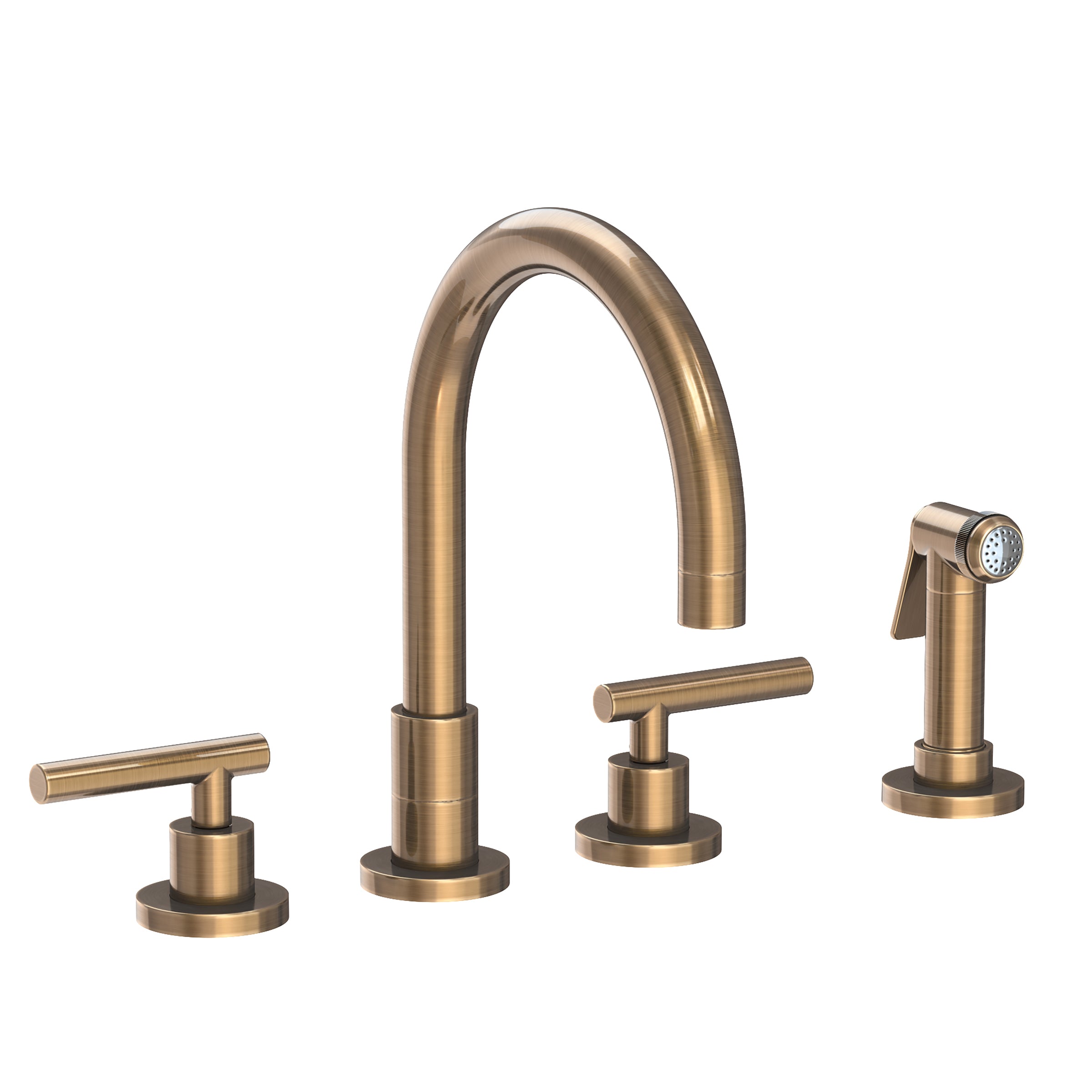 Newport Brass East Linear Kitchen Faucet with Side Spray