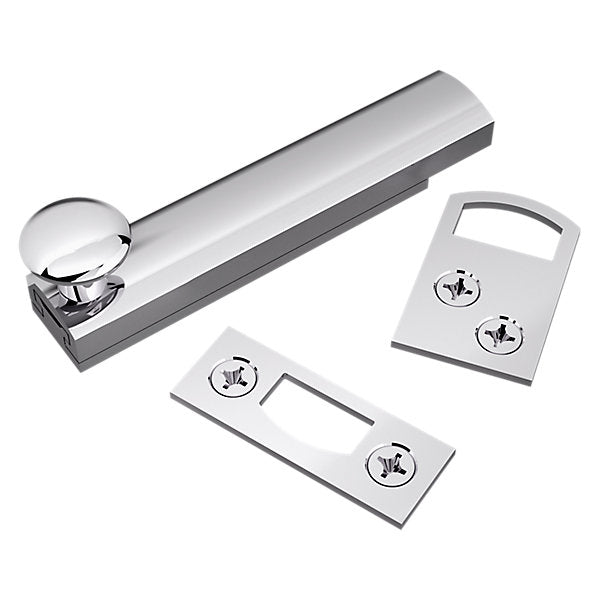 polished chrome surface bolt