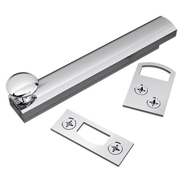 polished chrome surface bolt