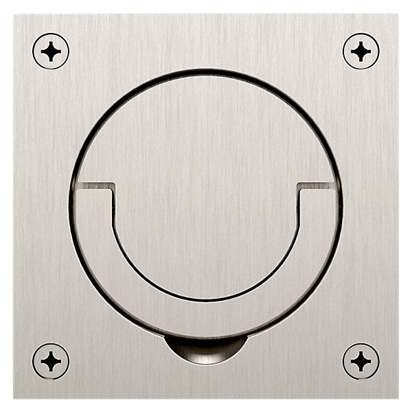 satin nickel ring pull