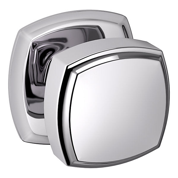 polished chrome knob