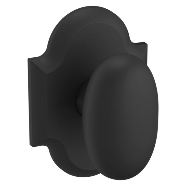 satin black knob
