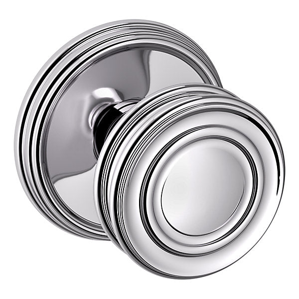 polished chrome knob