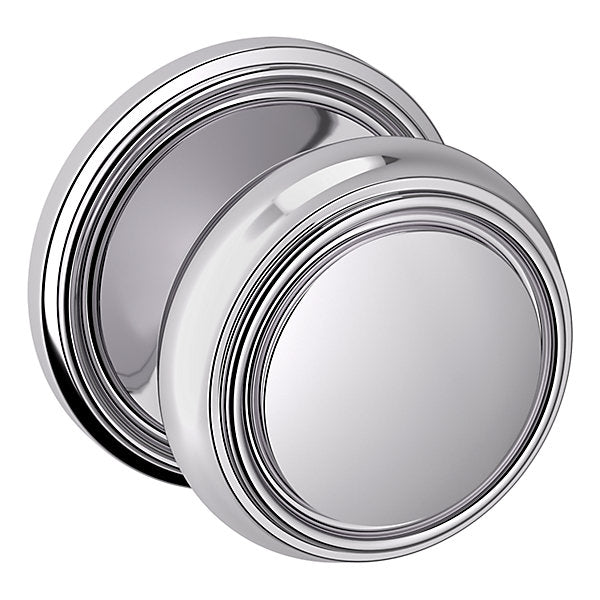 polished chrome knob