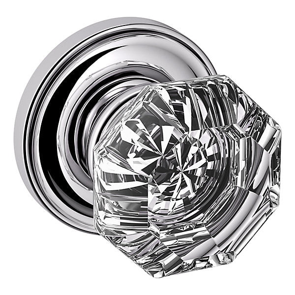polished chrome knob