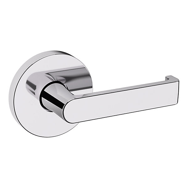 polished chrome lever