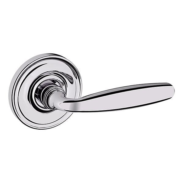 polished chrome lever