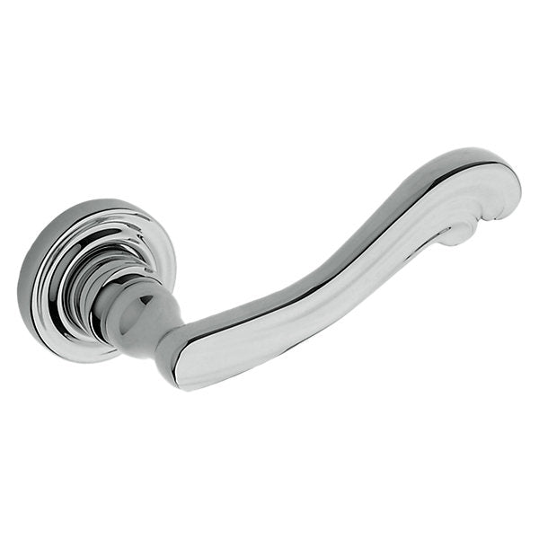 polished chrome lever