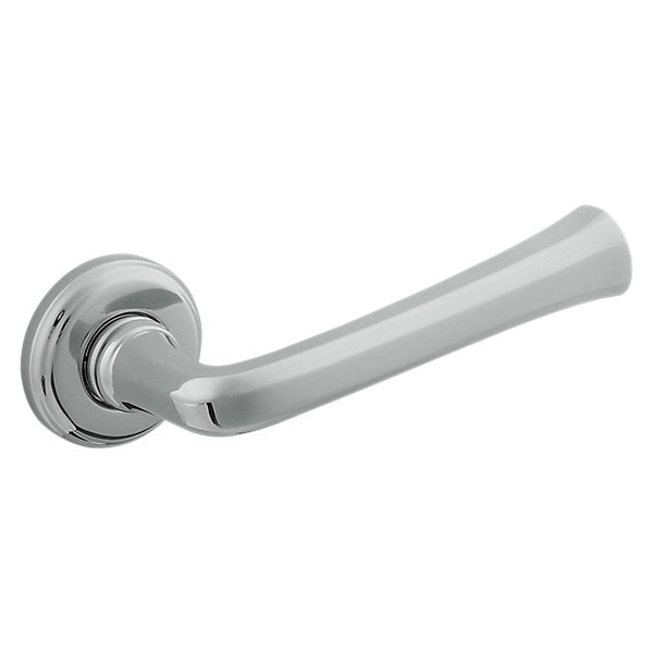 polished chrome lever