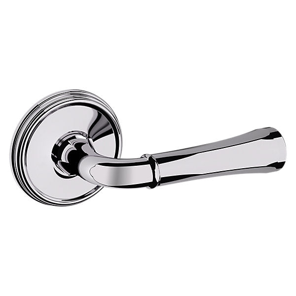 polished chrome lever