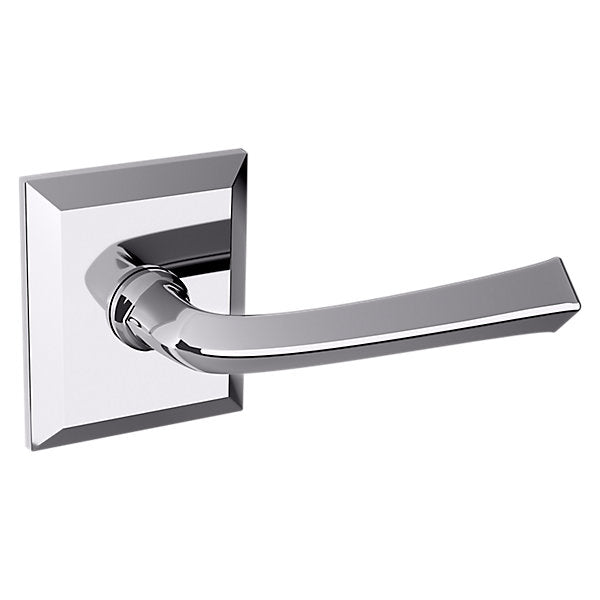 polished chrome lever