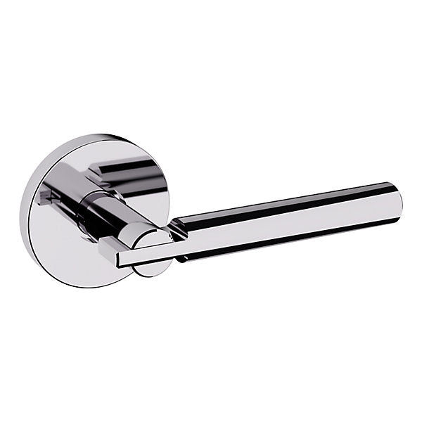 polished chrome lever