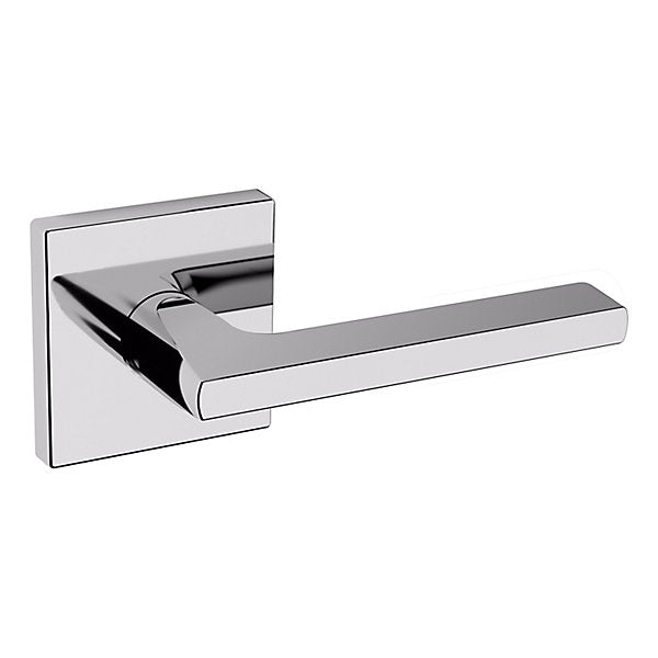polished chrome lever