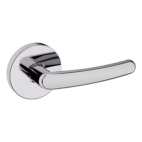 polished chrome lever