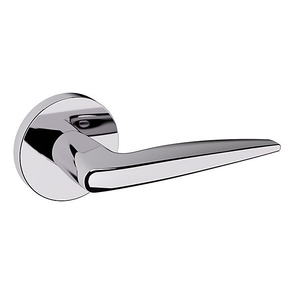polished chrome lever