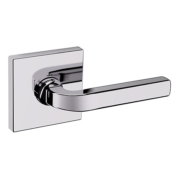 polished chrome lever