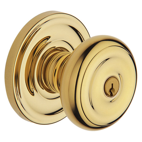 Baldwin Colonial Knob with Classic Rose