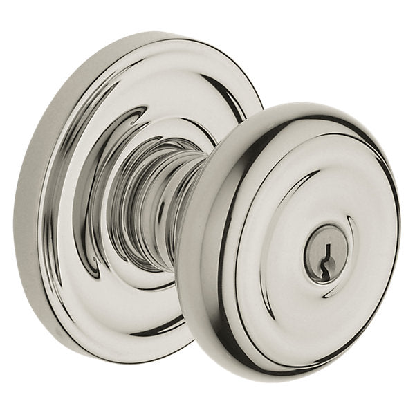Baldwin Colonial Knob with Classic Rose