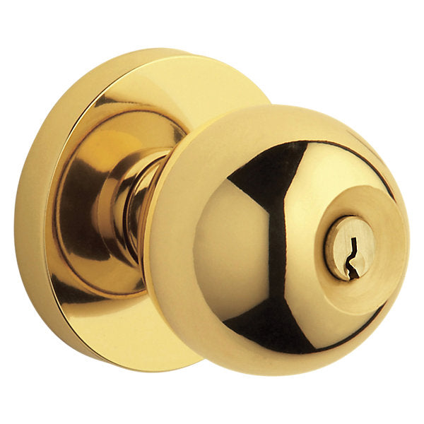 Baldwin Contemporary Knob with Rose