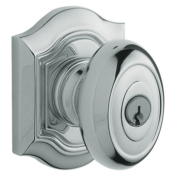 polished chrome entry set