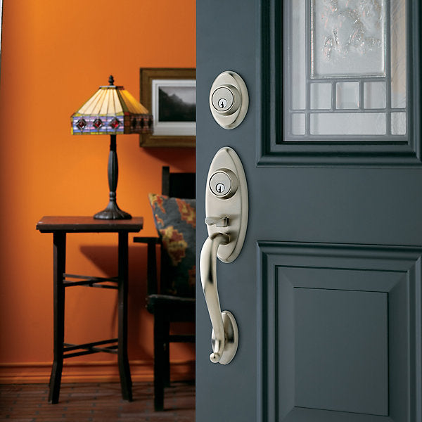 satin nickel lock