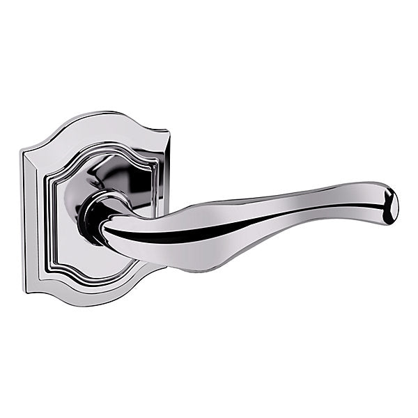 polished chrome lever