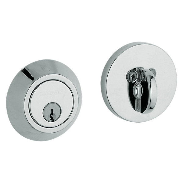 polished chrome deadbolt