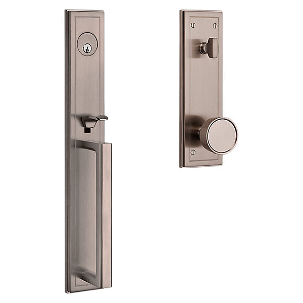 satin nickel knob