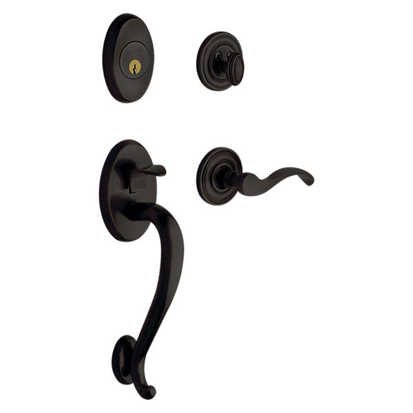 Baldwin Logan Sectional Trim with 5015 Classic Knob/5455V Wave Lever