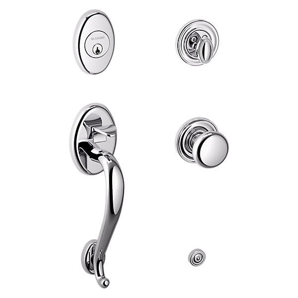 polished chrome trim