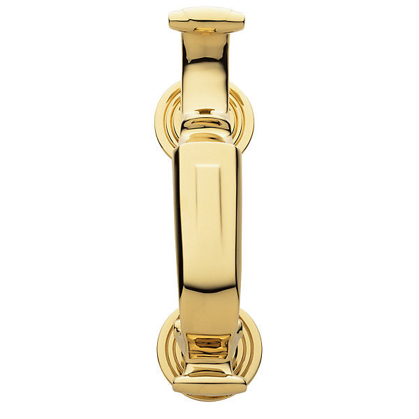 polished brass knocker