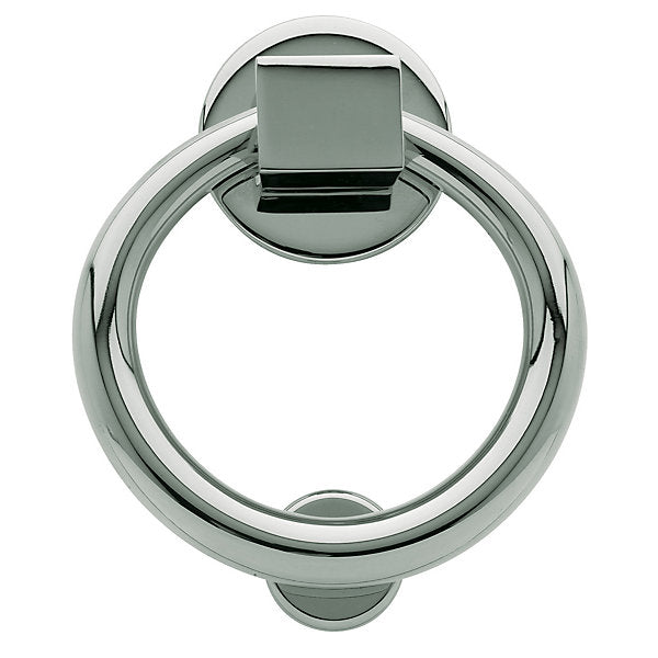 polished chrome knocker