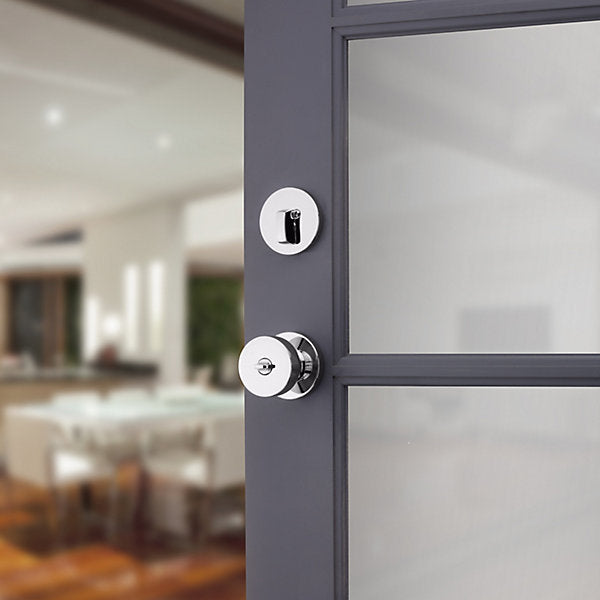 polished chrome deadbolt