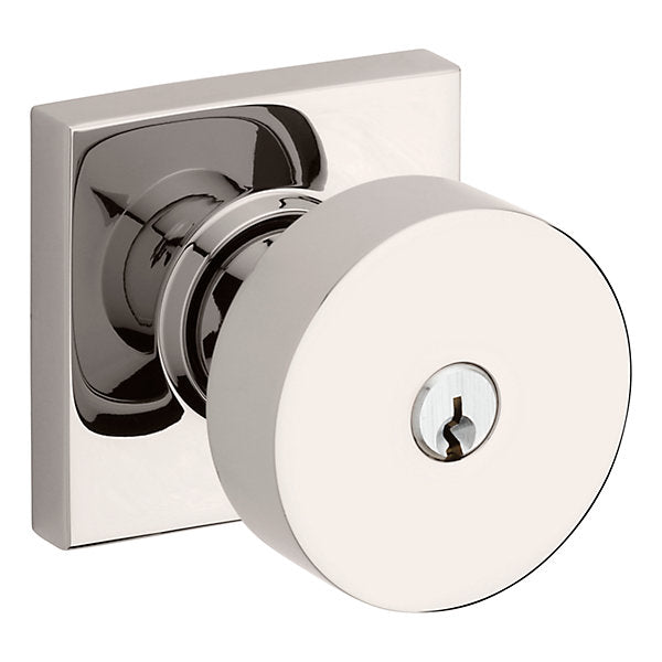 Baldwin Contemporary Knob with Square Rose