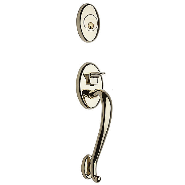 Baldwin Logan Sectional Trim with 5015 Classic Knob/5455V Wave Lever