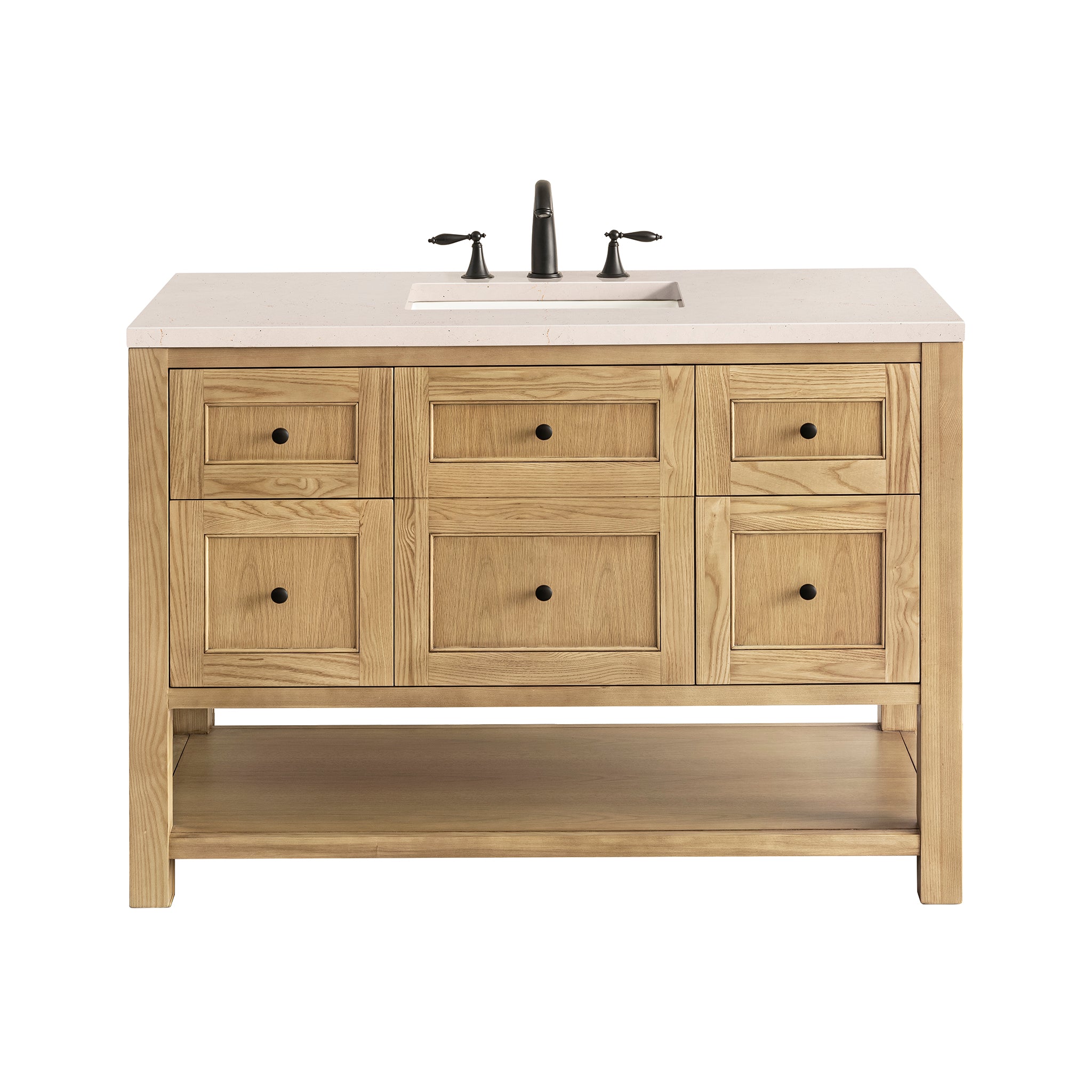 James Martin Vanities Breckenridge 48" Single Vanity - Light Natural Oak