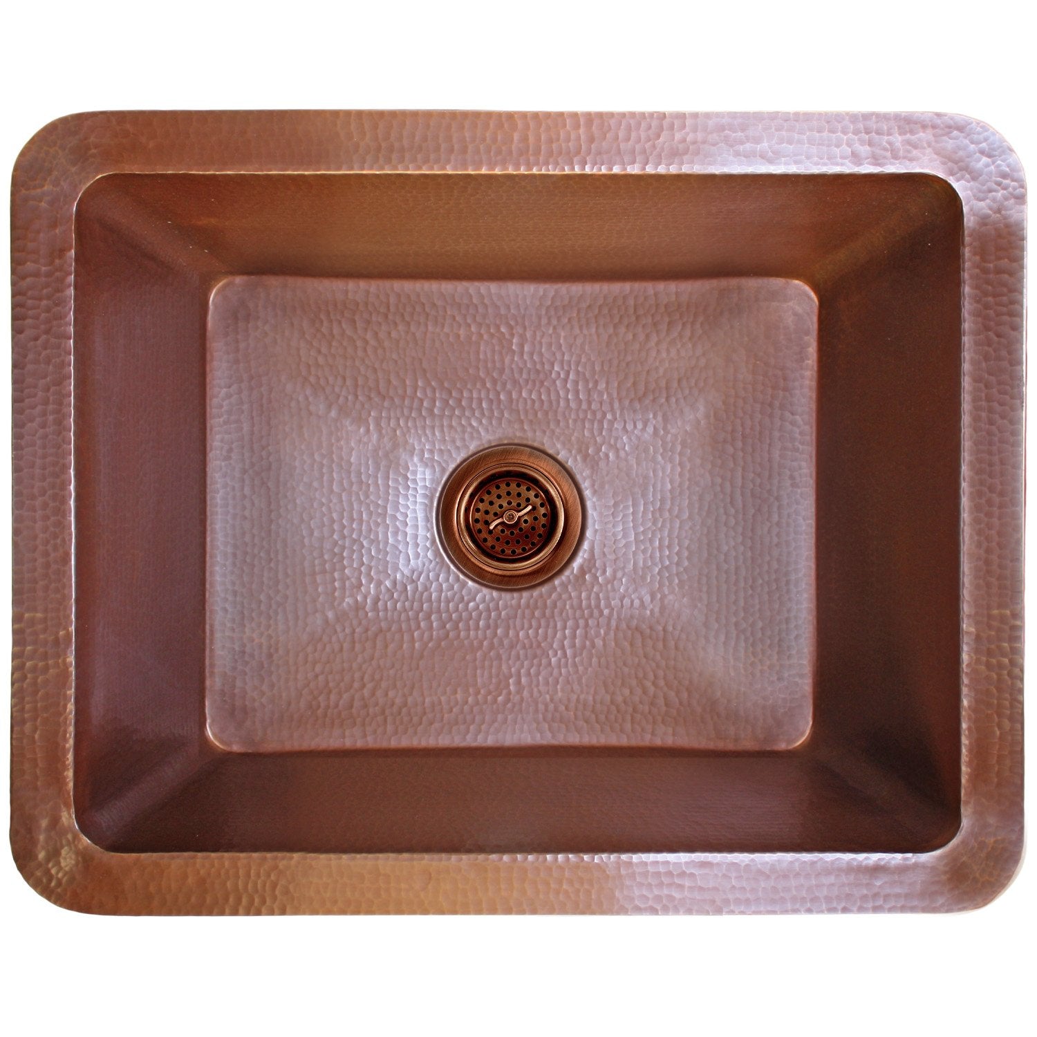 Linkasink Hammered Kitchen Sink Single Undermount Sink 25"