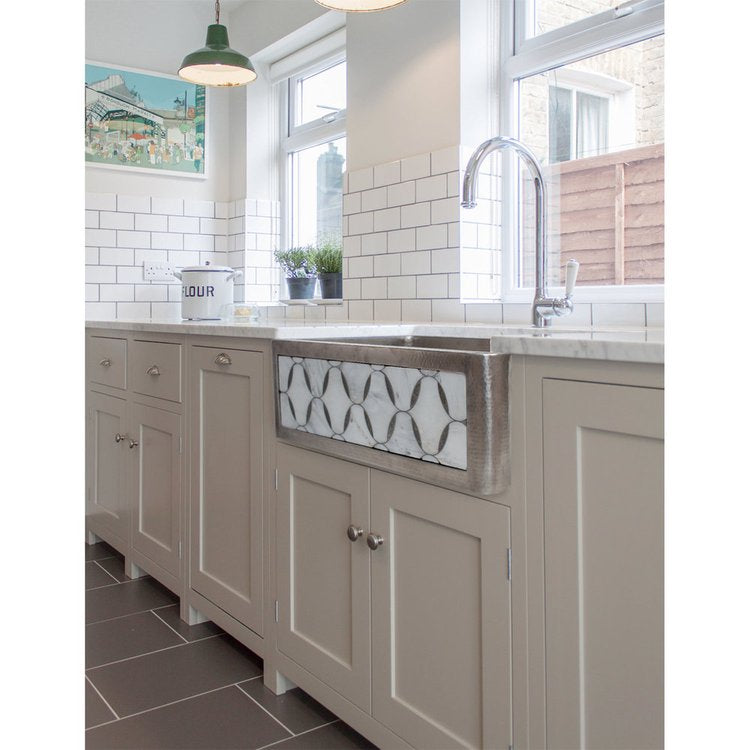 satin stainless steel sink