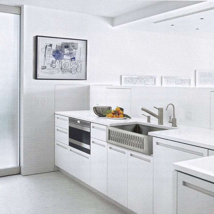 satin stainless steel sink