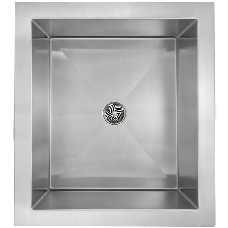 satin stainless steel sink