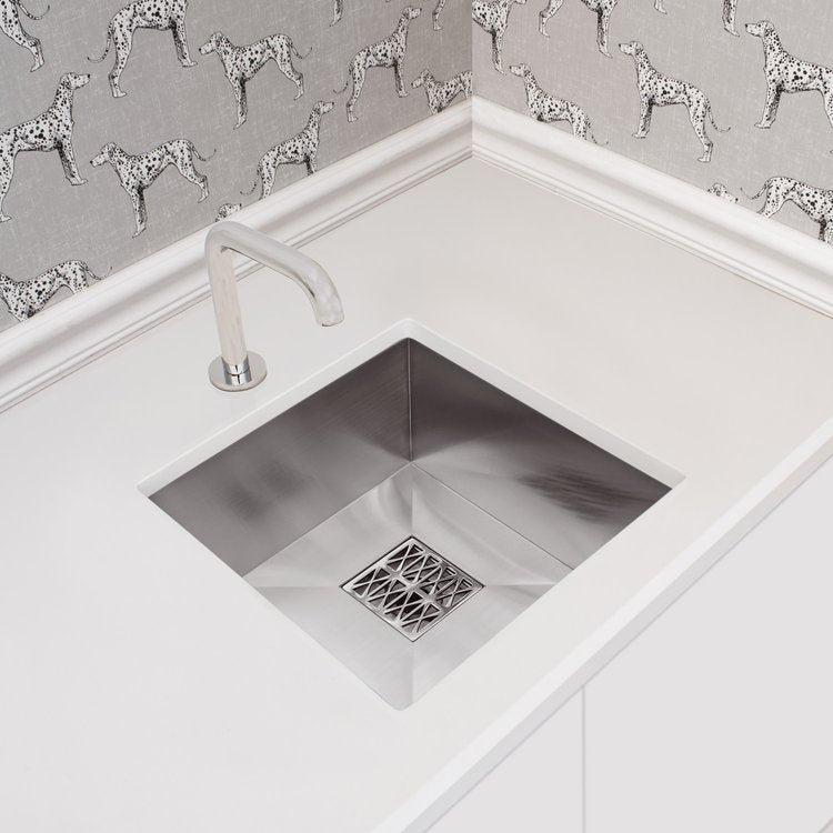 satin stainless steel sink