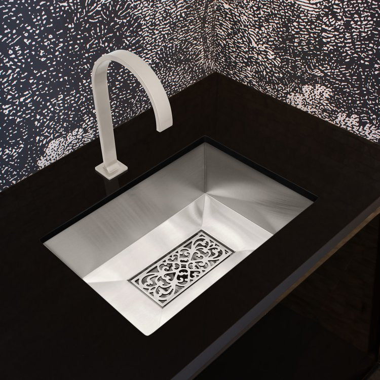 satin stainless steel sink