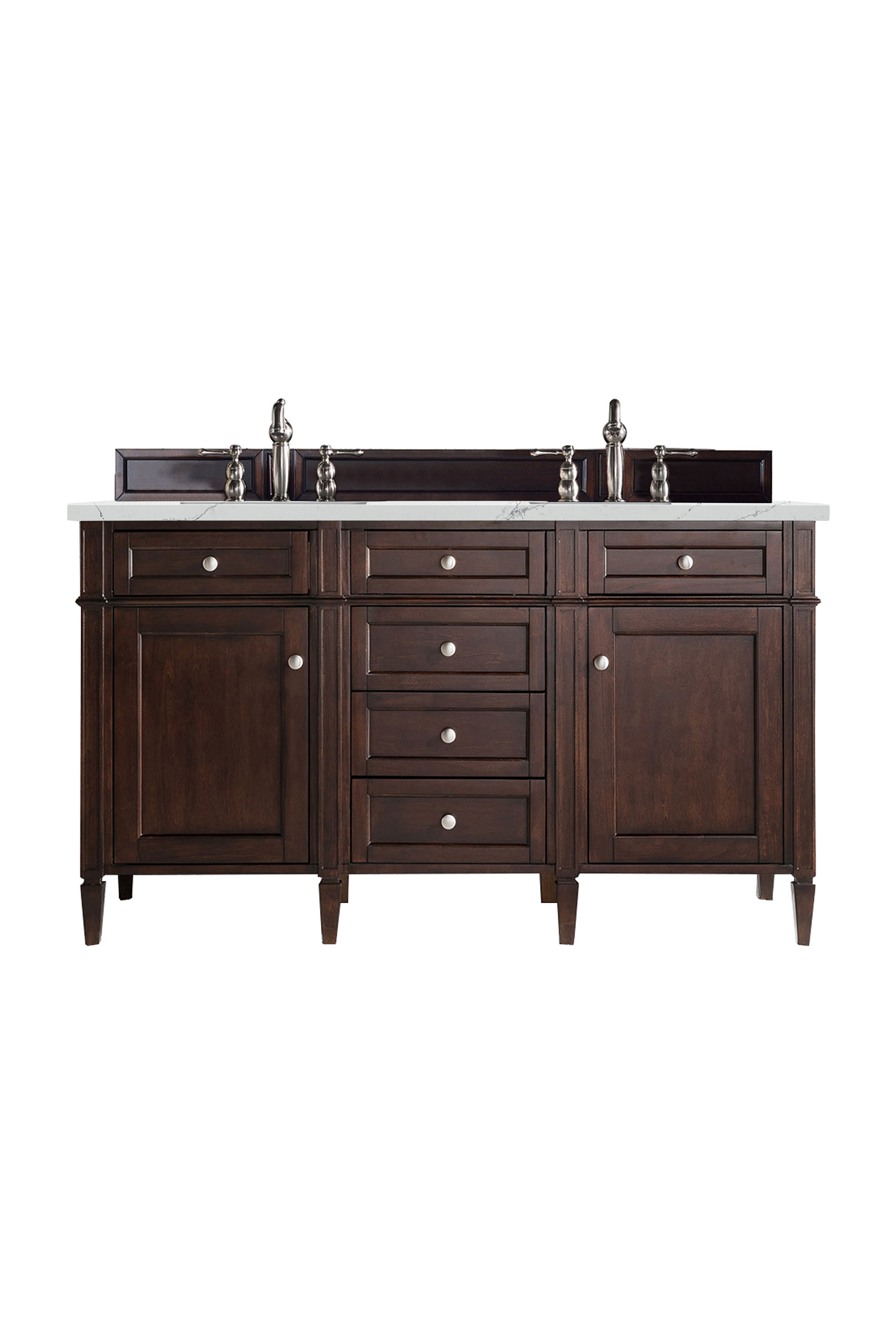 James Martin Vanities Brittany 60" Double Vanity - Burnished Mahogany