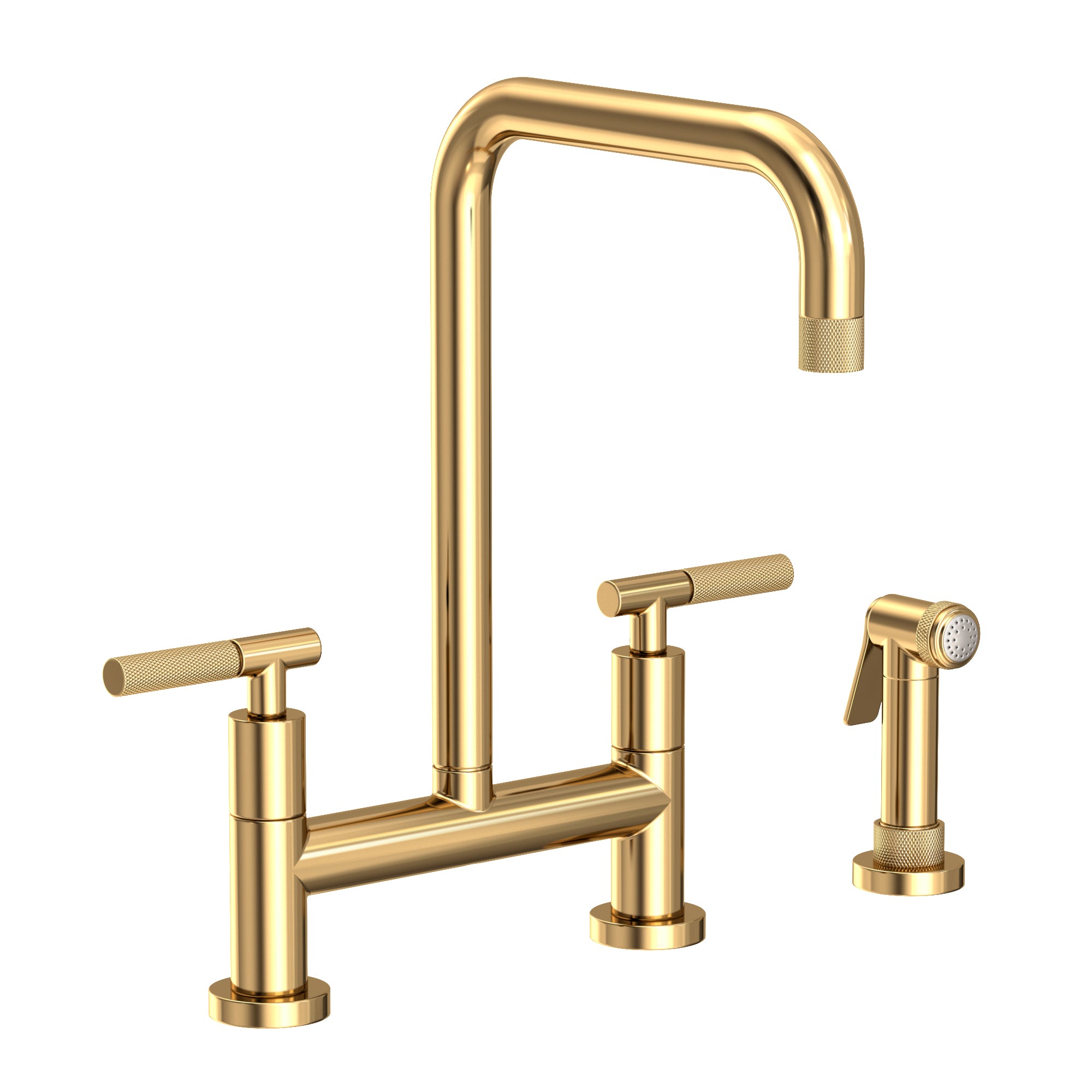 Newport Brass Muncy Kitchen Bridge Faucet with Side Spray