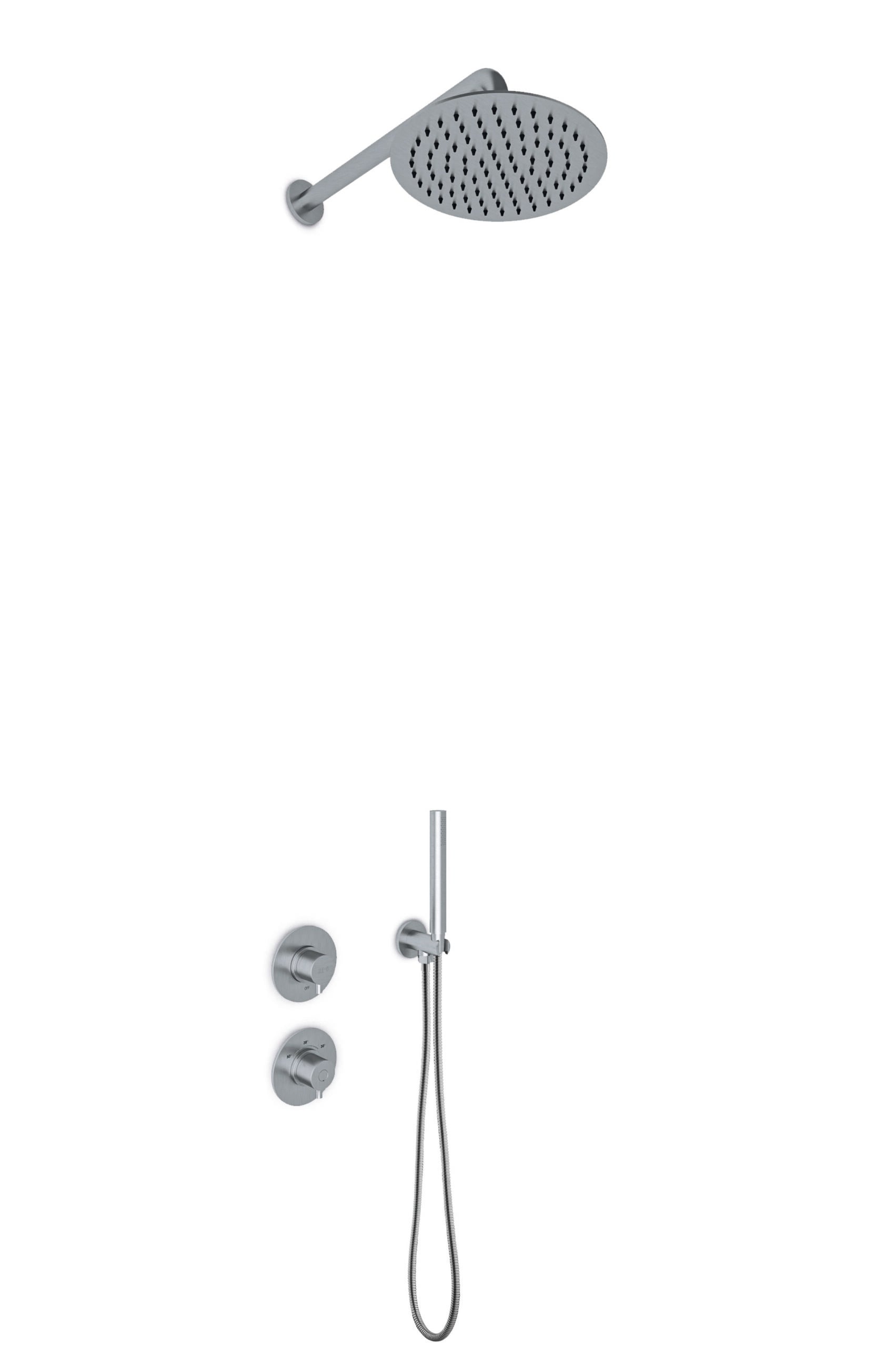 brushed shower