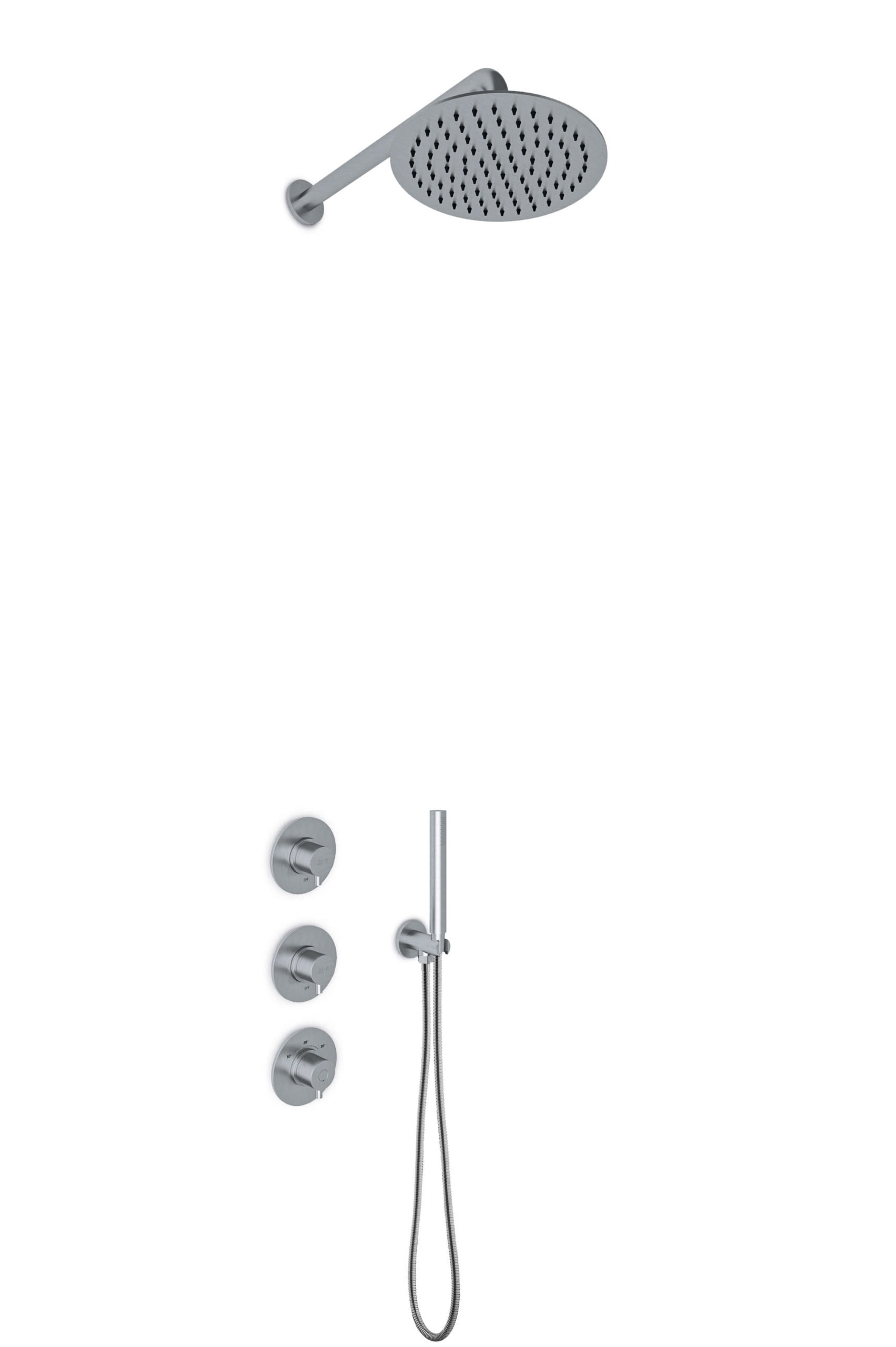 brushed shower