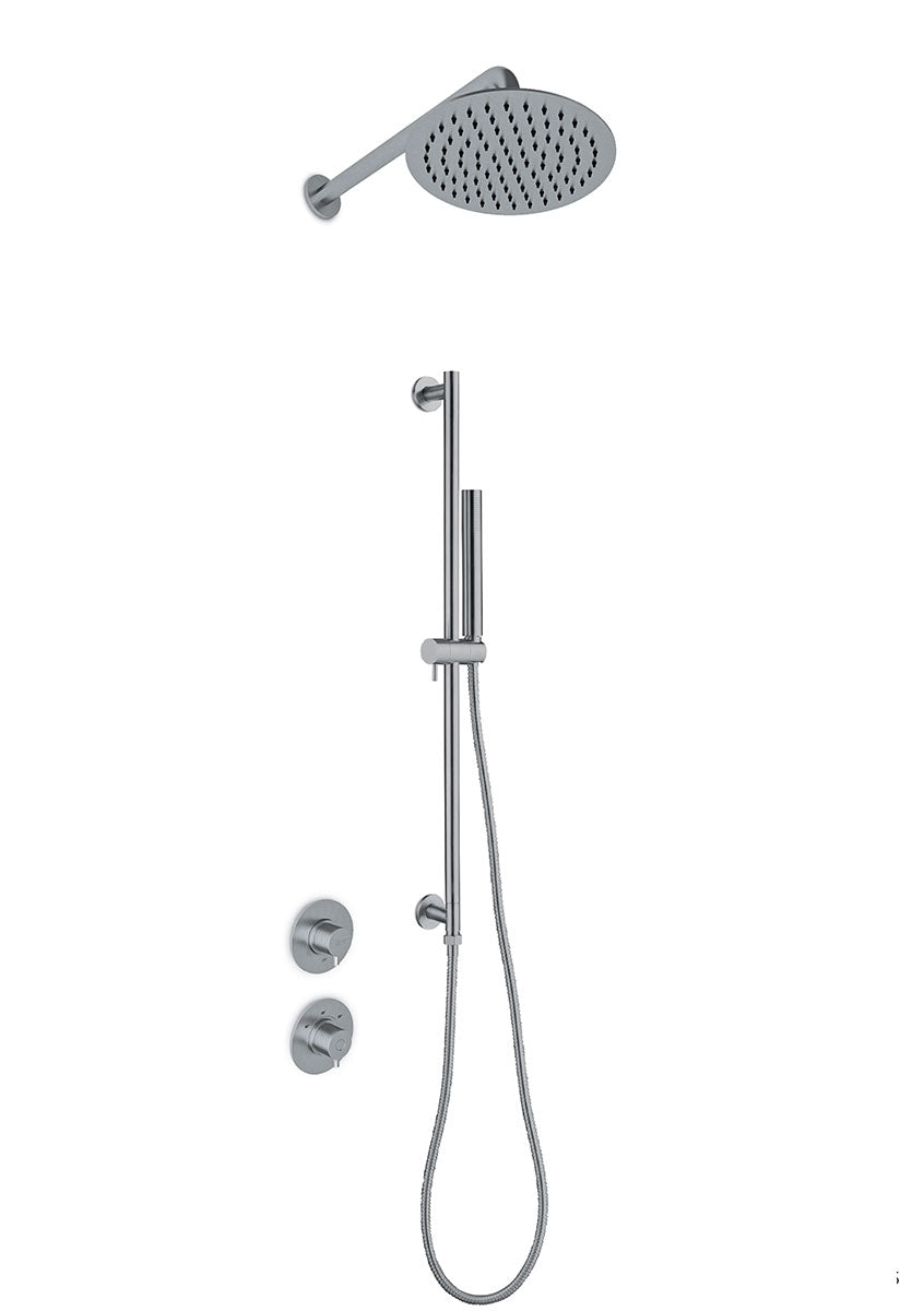 brushed shower