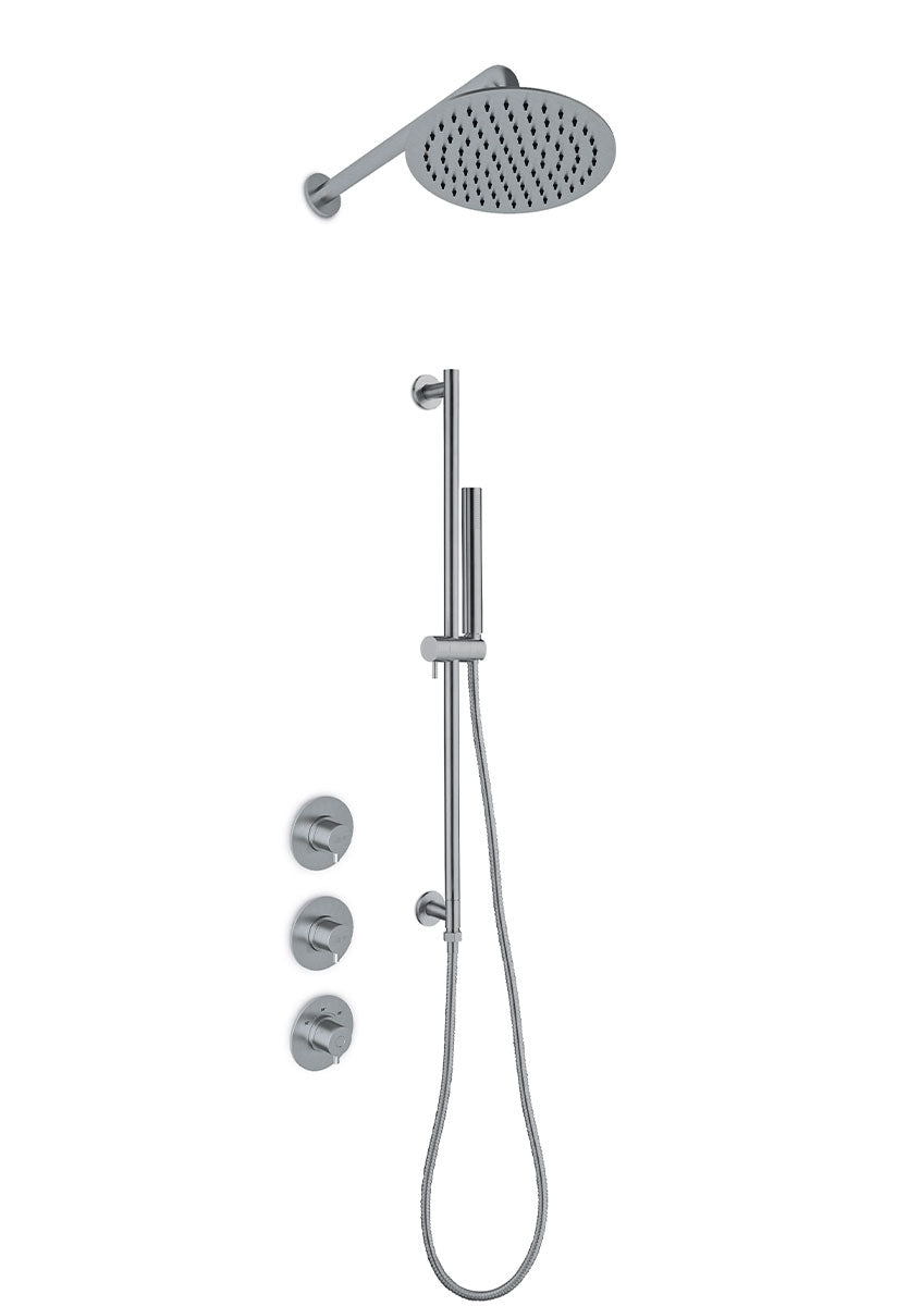 brushed shower