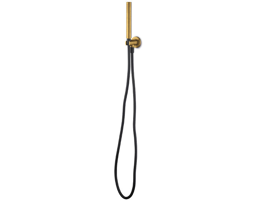 JEE-O Slimline Hand Shower Set Stainless Steel with Integrated Wall Elbow